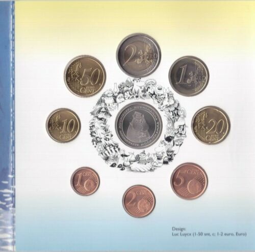 FINLAND 8 DIF UNC COINS MINT SET 0.01 - 2 EURO 2004 YEAR + MEDAL 2 EURO KM#114 - Picture 4 of 4