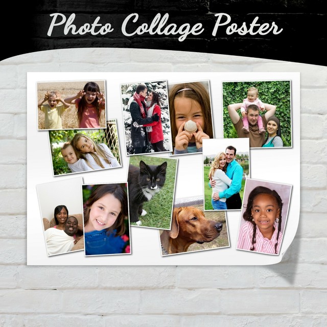 Custom Photo Collage Poster Personalised Picture Print A1 A2 A3 A4 Can Be Framed Custom Photo Collage Poster Personalised Picture Print A1 A2 A3 A4 Can Be Framed