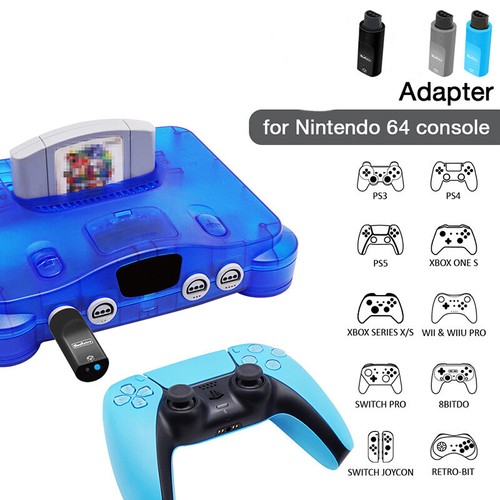 For N64 BlueRetro Bluetooth-Compatible Grip Converter Grip Controller Adapter - Picture 6 of 10