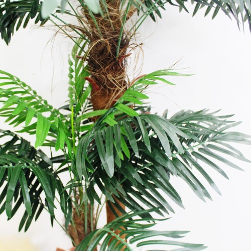Palmera coco palmera planta artificial planta artificial madera auténtica 170 cm Decovego - Imagen 5 de 6