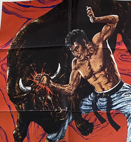 Original Vintage Movie Poster 27x41 1975 Champion of Death Sonny Chiba. GREAT - 第 2/2 張圖片