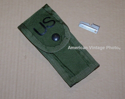 Pouch Military  for 9MM .45 Cal Pistol Mag Clip Ammo ALICE Multi-Tool Gerber P38 - Picture 7 of 7