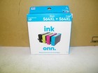 onn. Remanufactured HP 564XL Black and 564 Color (C/M/Y) Ink Cartridges, 4 Pack