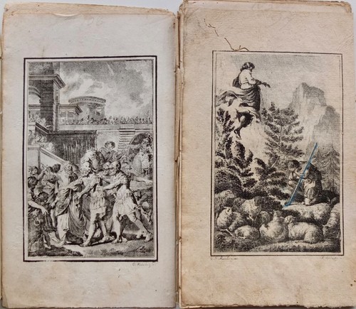 1828 Sacred History Old & New Testament, Engravings from Russian Book Set of 27 - Picture 11 of 20