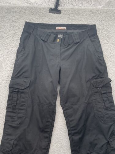5.11 Tactical Hose Damen Gr. 18 schwarz Relaxed Fit Cargotaschen Arbeitskleidung - Bild 2 von 12