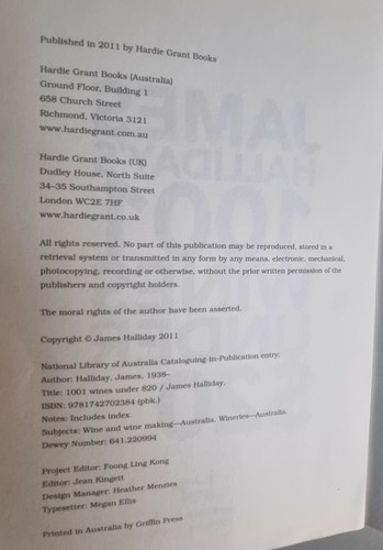 James Halliday's 1001 Wines Under $20 by James Halliday (Paperback, 2012) - Picture 4 of 5