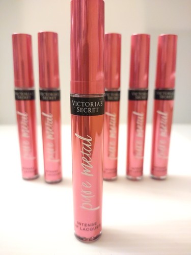 Lot Of 6 Victoria's Secret INTENSE LIP LACQUER'S Pure Metal - FLASH .11 Oz Each - Picture 4 of 7