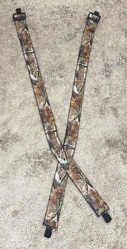 REALTREE AP Suspenders Elastic Camouflage Adjustable USA One Size OS Men’s - Picture 3 of 10