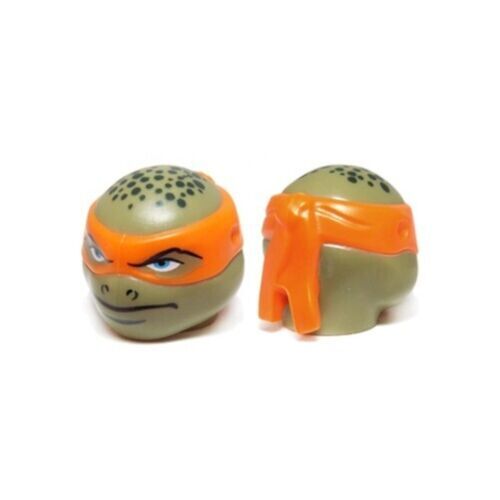 LEGO - Minifig, Head, Modified - Ninja Turtle Head - - PICK YOUR CHARACTER !! - Picture 11 of 14