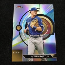 2023 Topps Finest Refractor #12 Bobby Witt Jr Kansas City Royals