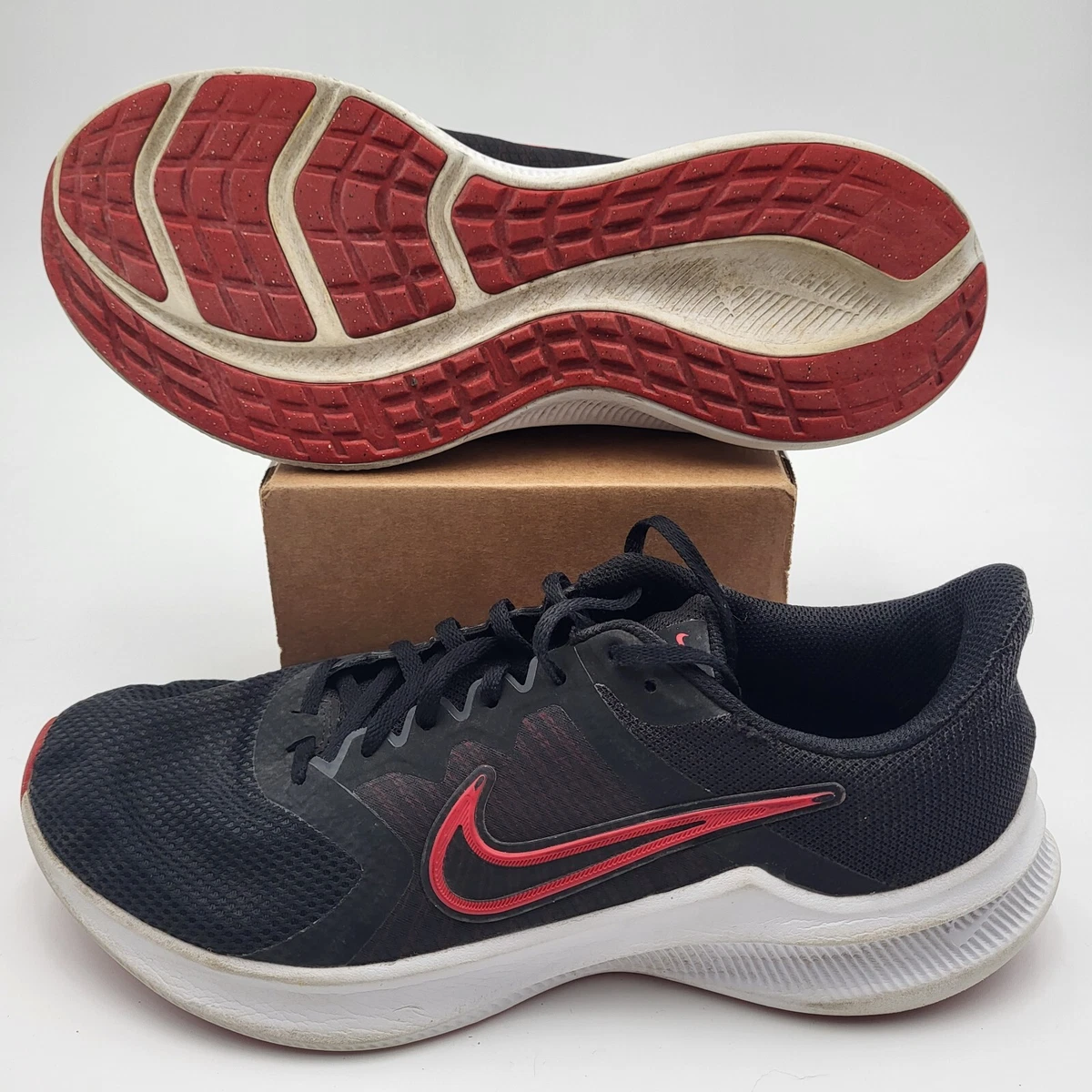 Nike Downshifter 10 Athletic Running Shoes University Red And Black Mens Size 11 Nike Downshifter 10 University Red for Sale | Authenticity  main image 3