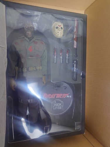 Sideshow Friday The 13TH Part VI 6 Jason Voorhees Sealed Jason Lives 1/6 Figur - Bild 5 von 9