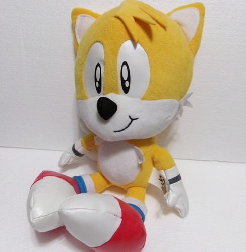 TAILS SONIC THE HEDGEHOG UK CA SEGA PLUSH 17" CHARACTER VINYL HANDS & FEET - Picture 13 of 13