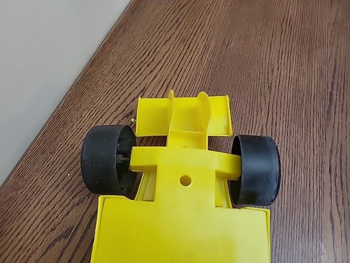 Vintage PENNZOIL INDY RACE CAR 4T Rare! Large 17" x 8" Yellow USA Gay Toys - Picture 6 of 9