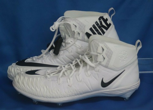 Nike Force Savage Elite D Promo Mens Sz 16 White Football Cleats 923304-101 NEW - Picture 3 of 6