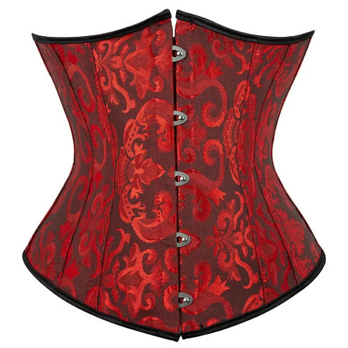 2024 Damen Gothic Sexy Satin Korsett Mode Accessoires für Damenbekleidung - Bild 13 von 49