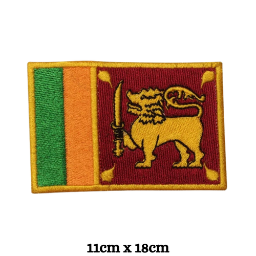 PAÍS NACIONAL BANDERA BORDADA COSER/PLANCHAR EN PARCHE ELIGE TU PAÍS 11x18cm - Imagen 130 de 187