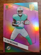 De'Von Achane 2023 Elite Pink Parallel 