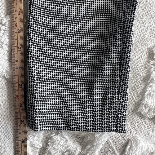 Pantaloni alla caviglia donna Banana Republic Sloan taglia 2 nero+grigio heathered slim nuovi con etichette - Foto 8 di 14