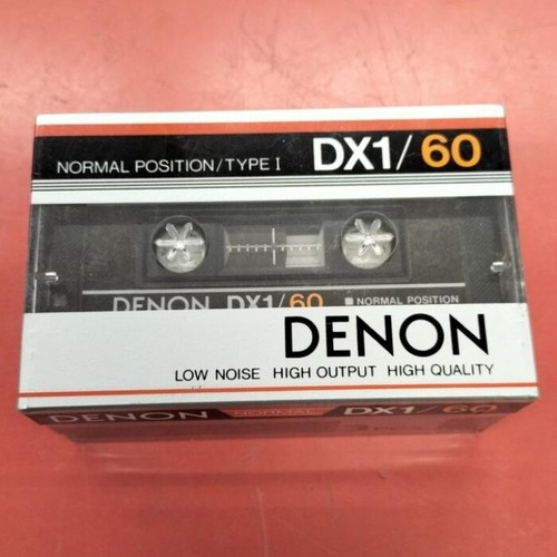 DENON DX1 60 Audio Cassette Tape Rare Set of 3 Normal 60 minutes New Unused item