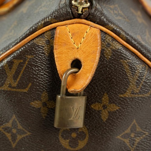 LOUIS VUITTON Monogram Speedy 30 Hand Bag M41526 LV Auth 05A014004029 - Picture 10 of 20