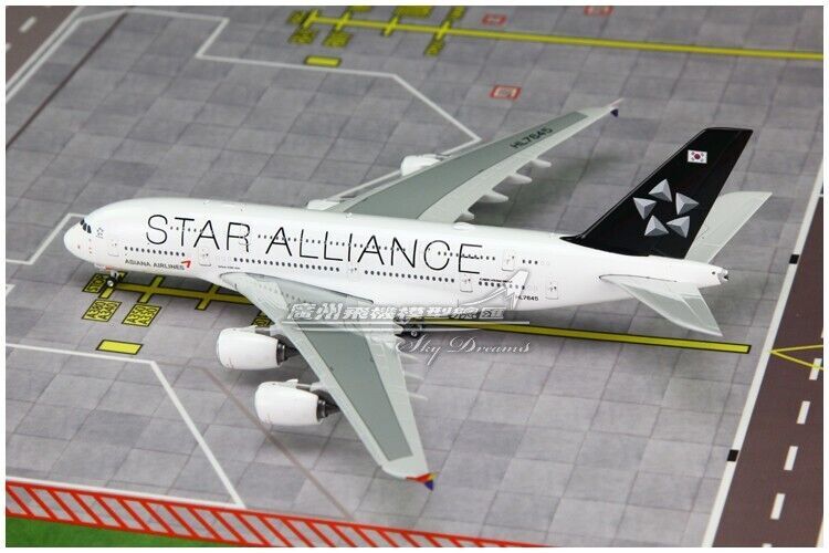 1:400 Phoenix ASIANA AIRLINES STAR ALLIANCE AIRBUS A380