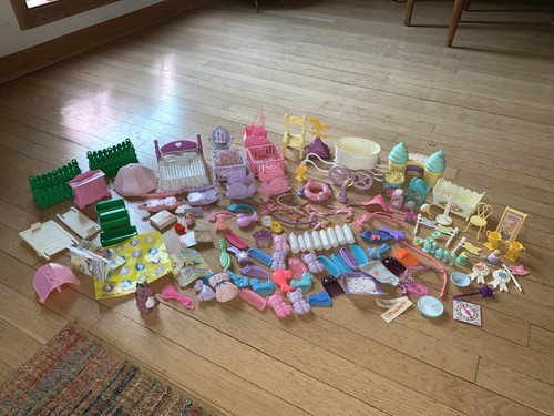 Vintage 1980’s My Little Pony Baby Accessories Bundle Hasbro Huge Lot