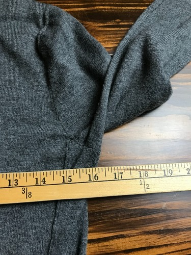 Eddie Bauer Sweater, Womens Petite Medium, Gray, Long Sleeve, Cardigan - Picture 3 of 7