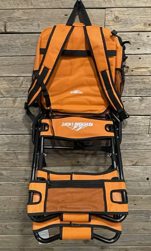 Keystone Light Werbeartikel Orange Rückenlehne mit Stuhl