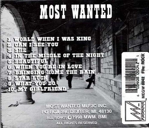 Most Wanted ~ Most Wanted ~ Rock ~ CD ~ Used VG - 第 2/2 張圖片