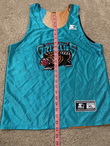 Vintage Starter Vancouver Grizzlies Reversible Jersey 90s Youth XL NBA Workout - Picture 6 of 7