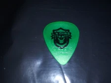 L.A. GUNS Logo Traci Guns Signature 2017 Concert Tour RaRe Green GUITAR PICK