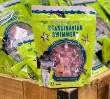 5 X Trader Joes Super Sour Scandinavian Swimmers Soft & Chewy Gummy Fruit Candy