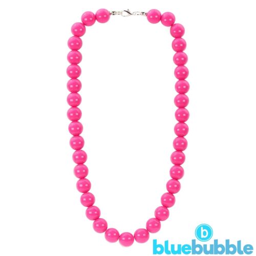 bluebubble BUBBLEGUM BEAD Collana 27 Colori Funky Candy Ball Boho Retro anni 80 anni '90 - Foto 16 di 34