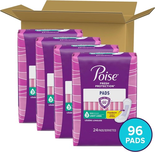 Poise Daily Liners Incontinence Panty Liners, Regular & Long Length, Size 2 to 8 - Picture 20 of 35