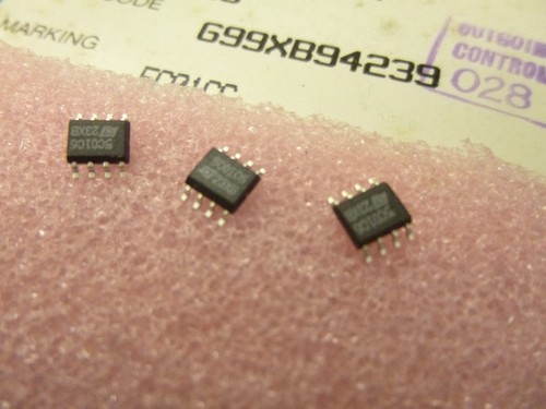 10 Stück / 10 pieces ST25C01M6 = 24C01 1K SERIAL I²C BUS EEPROM –40 to +85°C - Picture 9 of 10