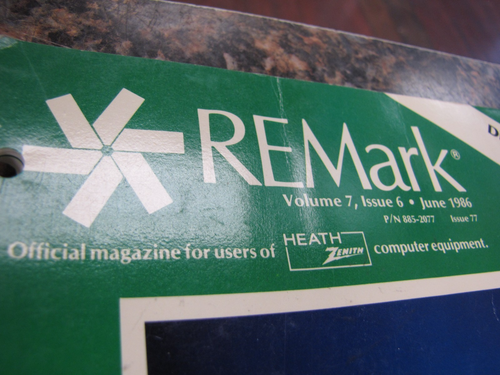 1986 REMark Heath Zenith User Group Magazines Computer Advertisements JAN-DEC - Afbeelding 9 van 24