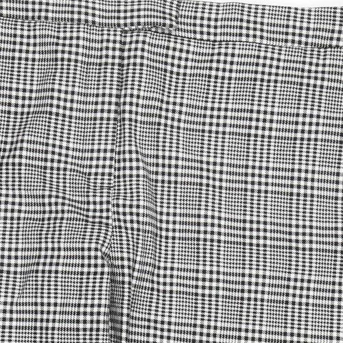Marks and Spencer Women's Check Trousers, Size 22, Black Mix - 第 12/12 張圖片