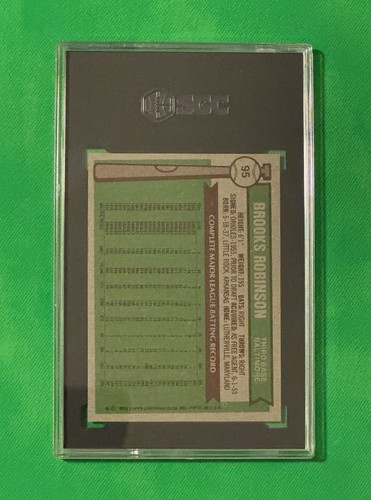 1976 Topps #95 Brooks Robinson SGC 8 NM-MT (New Slab) Baltimore Orioles - Bild 2 von 2