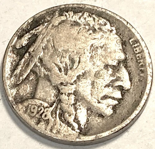 1928 S Buffalo Nickel Full Date NO RESERVE  *W2299