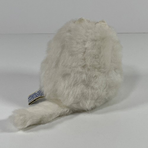 De colección 1980 Dakin SILVIA Beanbag 4" Peluche Gato Blanco Sociedad de Artistas de Japón - Imagen 4 de 10