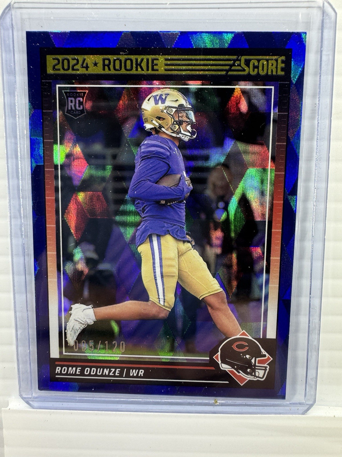 2024 Score - Rome Odunze Rookies #309 Showcase 002/100 [RC]