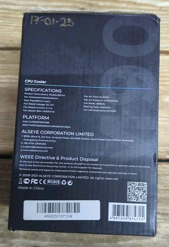 ALSEYE M90 CPU Cooler - Picture 2 of 13