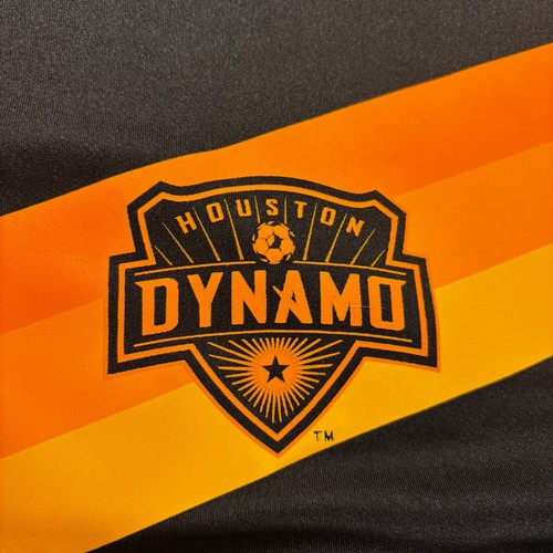 Camiseta de fútbol Adidas Houston Dynamo ClimaLite negra naranja para hombre mediana - Imagen 4 de 10