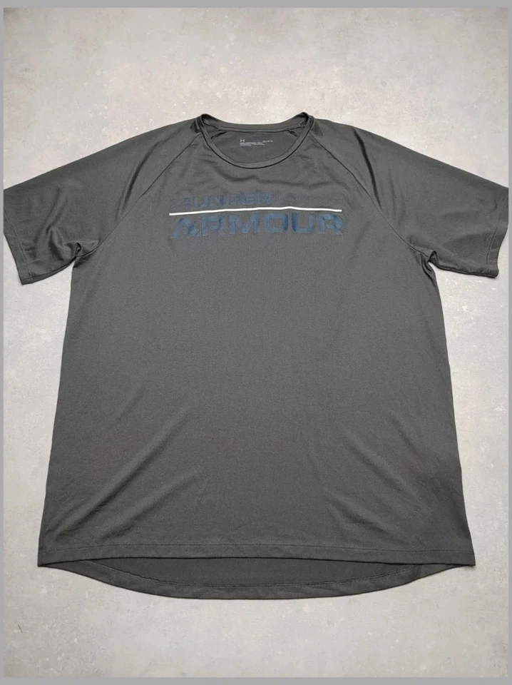 T-shirt under Armour - homme - taille L - Gris - Trés bon état - Photo 1/4