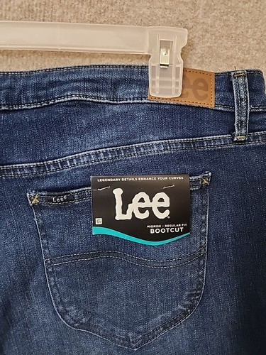 Lee Legendary Bootcut Jeans Damen 20 Petite Blue Dark Wash Stretch NEU - Bild 6 von 10