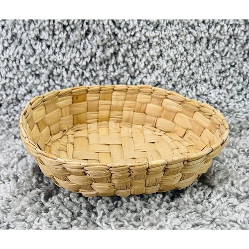 Wicker Basket Small Home Decor Any Room Farmhouse Style 3inX4inX6in Brown - Picture 1 of 12