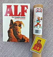 ALF COMPLETE SERIES (DELUXE ED. Seasons 1-4 DVD +ANIMATED SERIES+POSTER +STICKER