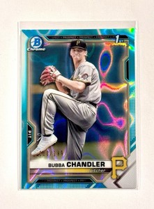 2021 Bowman Chrome Draft 1st Bowman Bubba Chandler #BDC-41 Aqua Lava #’d /199