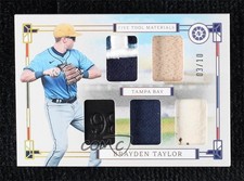2024 Boys of Summer Five Tool Player Materials Holo Gold /10 Brayden Taylor